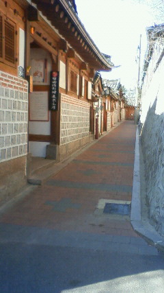 きれいな町並みです。学校のすぐそばです。